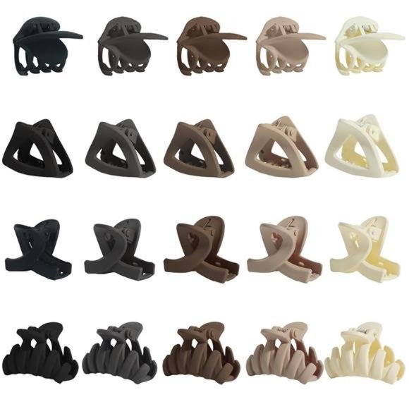 20Pcs Medium Claw Hair Clips for Women Girls,Matte - Picture 1 of 7